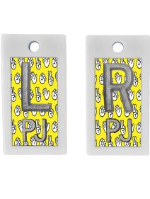Plastic Markers 5/8" L&R (Rock Paper)