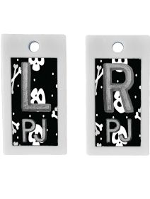 Plastic Markers 5/8" L&R (Skull Bones)