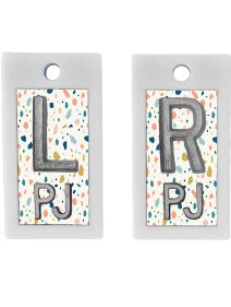 Plastic Markers 5/8" L&R (Terrazzo)