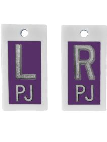 Plastic Markers 5/8" L&R (Violet Solid)