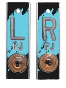 Position Markers 5/8" L&R (Black Blue)