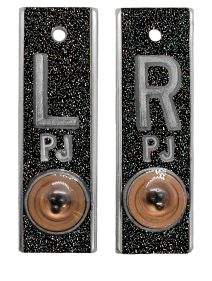 Position Markers 5/8" L&R (Black Glitter)