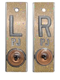 Position Markers 5/8" L&R (Champagne Glitter)