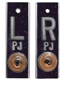 Position Markers 5/8" L&R (Dark Amethyst Glitter)