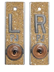 Position Markers 5/8" L&R (Gold Glitter)