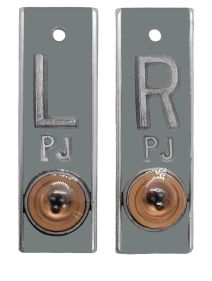 Position Markers 5/8" L&R (Gray Solid)