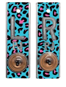 Position Markers 5/8" L&R (Leopard Teal)