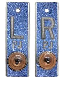 Position Markers 5/8" L&R (Light Blue Glitter)