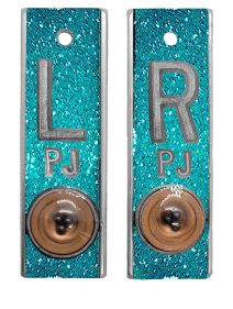 Position Markers 5/8" L&R (Mint Glitter)