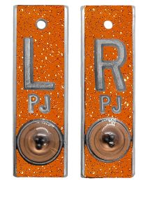 Position Markers 5/8" L&R (Orange Glitter)