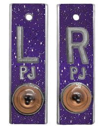 Position Markers 5/8" L&R (Purple Glitter)