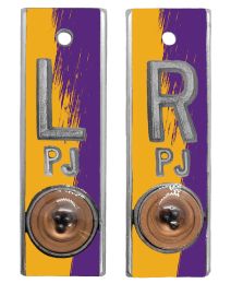 Position Markers 5/8" L&R (Purple Gold)