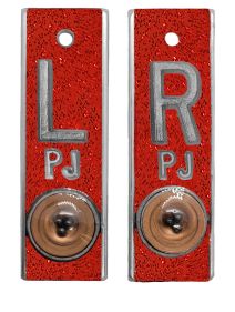 Position Markers 5/8" L&R (Red Glitter)