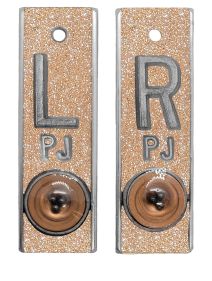 Position Markers 5/8" L&R (Rosy Gold Glitter)