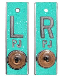 Position Markers 5/8" L&R (Tiffany Blue Glitter)