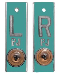 Position Markers 5/8" L&R (Turquoise Blue Solid)