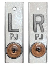 Position Markers 5/8" L&R (White Glitter)