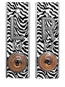 Position Markers 5/8" L&R (Zebra)