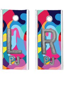 Alum Markers 5/8" L&R (Abstract Colors)