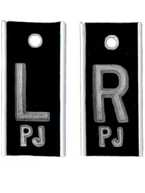 Alum Markers 5/8" L&R (Black Solid)