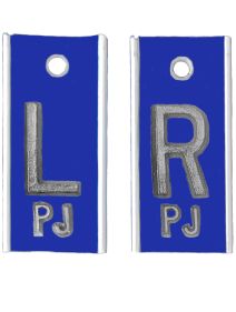Alum Markers 5/8" L&R (Brilliant Blue Solid)