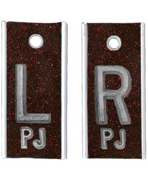 Alum Markers 5/8" L&R (Cinnamon Glitter)