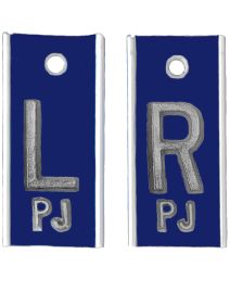 Alum Markers 5/8" L&R (Cobalt Blue Solid)