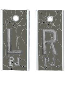 Alum Markers 5/8" L&R (Cracked)
