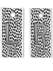 Alum Markers 5/8" L&R (Dot Texture)