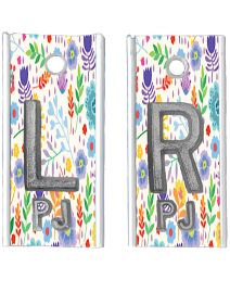 Alum Markers 5/8" L&R (Floral 2)