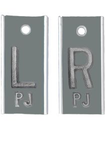 Alum Markers 5/8" L&R (Grey Solid)