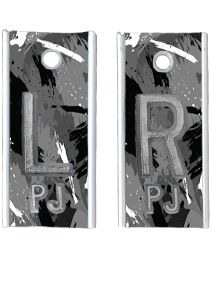 Alum Markers 5/8" L&R (Grunge Splatter)