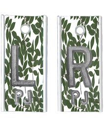 Alum Markers 5/8" L&R (Leaves)