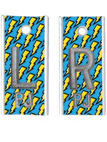 Alum Markers 5/8" L&R (Lightning)