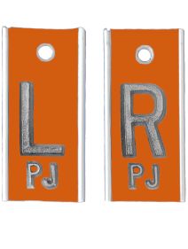 Alum Markers 5/8" L&R (Orange Solid)