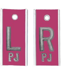 Alum Markers 5/8" L&R (Pink Solid)