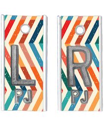 Alum Markers 5/8" L&R (Retro Chevron)