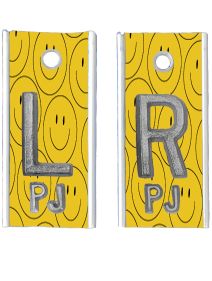 Alum Markers 5/8" L&R (Smileys)