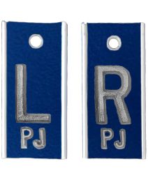 Alum Markers 5/8" L&R (Dark Blue Solid)