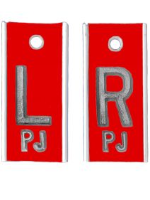 Alum Markers 5/8" L & R (Red Solid)