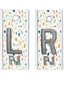 Alum Markers 5/8" L&R (Terrazzo)