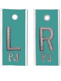 Alum Markers 5/8" L&R (Turquoise Blue Solid)
