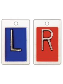 Identifier Markers 1" R&L No Initials 
