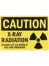 Magnetic Caution: X-Ray Radiation Sign PJRD-WS-M-002