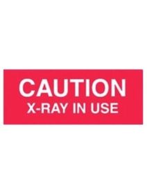 Magnetic Caution X-Ray in Use Sign PJRD-WS-M-005