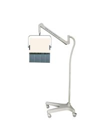 Square Arm Overhead Lead Acrylic Mobile Barrier with Lead Curtain