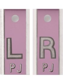 Aluminum X-Ray Markers Purple Cow Solid