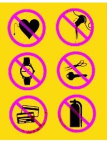 Silk Screened Sign No Metal Symbols