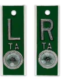 Dark Green X-Ray Position Indicator Markers
