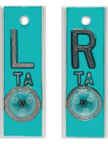 Turquoise Blue Position Indicator Markers